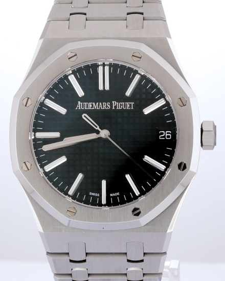 2024 Audemars Piguet Royal Oak 41MM Black Dial Steel Bracelet (15500ST.OO.1220ST.03)