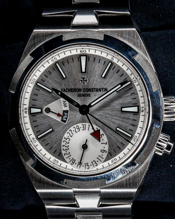 2022 Vacheron Constantin Overseas Dual Time 41MM Silver Dial Steel Bracelet (7900V/110A-B333)