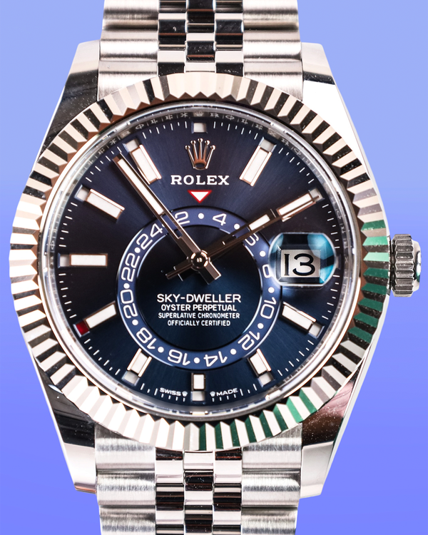 2026 Rolex Sky-Dweller 42MM Blue Dial Jubilee Bracelet (336934)