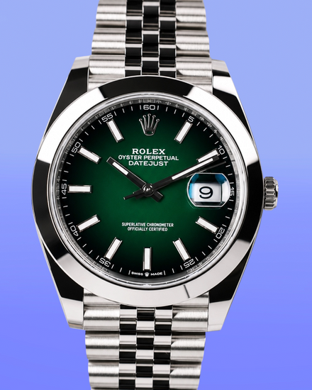 2026 Rolex Datejust 41MM Green "Ombré" Dial Jubilee Bracelet (126300)