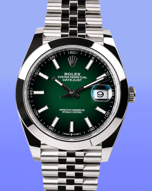2026 Rolex Datejust 41MM Green "Ombré" Dial Jubilee Bracelet (126300)