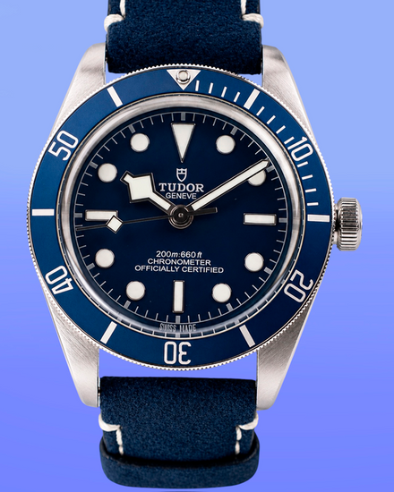 No Reserve - 2023 Tudor Black Bay 58' 39MM Blue Dial Leather Strap (79030B)