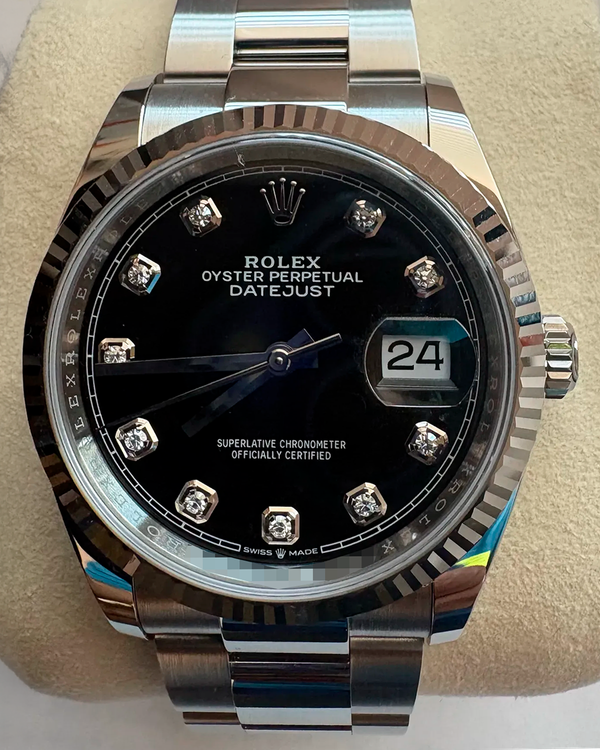 2026 Rolex Datejust 36MM Black Dial Oyster Bracelet (126234)