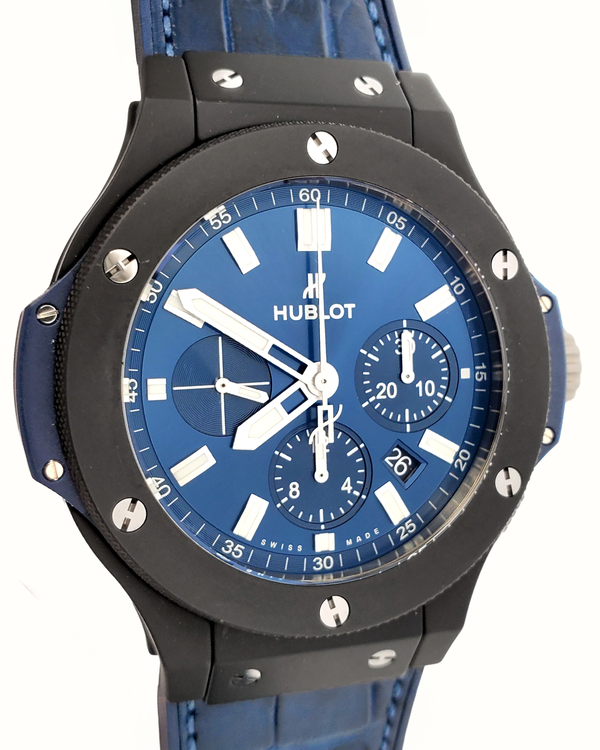 Hublot Big Bang 44MM Blue Dial Leather Strap (301.C1.7170.LR)