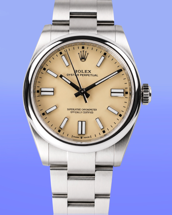 2026 Rolex Oyster Perpetual 41MM Beige Dial Oyster Bracelet (134300)