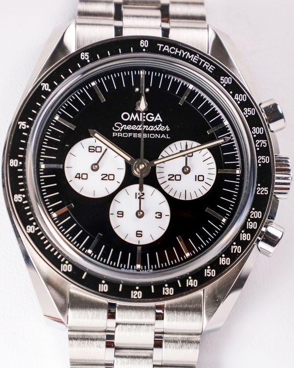 No Reserve - 2026 Omega Speedmaster Professional Moonwatch 42MM Black Dial Steel Bracelet (310.30.42.50.01.004)