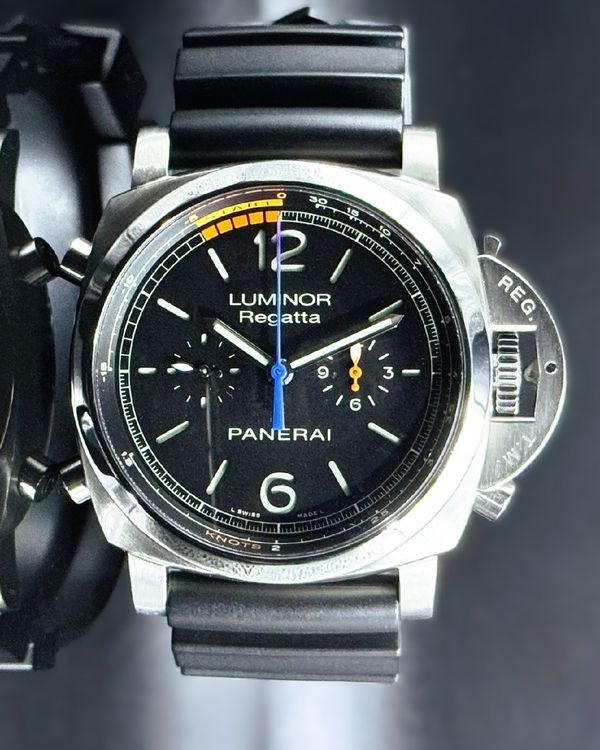 2019 Panerai Luminor 47MM Black Dial Rubber Bracelet (PAM00526)