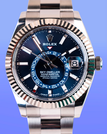 2026 Rolex Sky-Dweller 42MM Blue Dial Oyster Bracelet (336934)