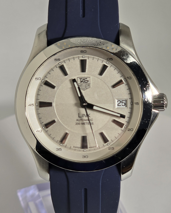 Tag Heuer Link 39MM Silver Dial Steel Bracelet (WJF2111)