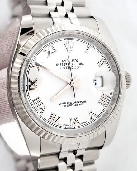 2014 Rolex Datejust 36MM White Dial Jubilee Bracelet (116234)