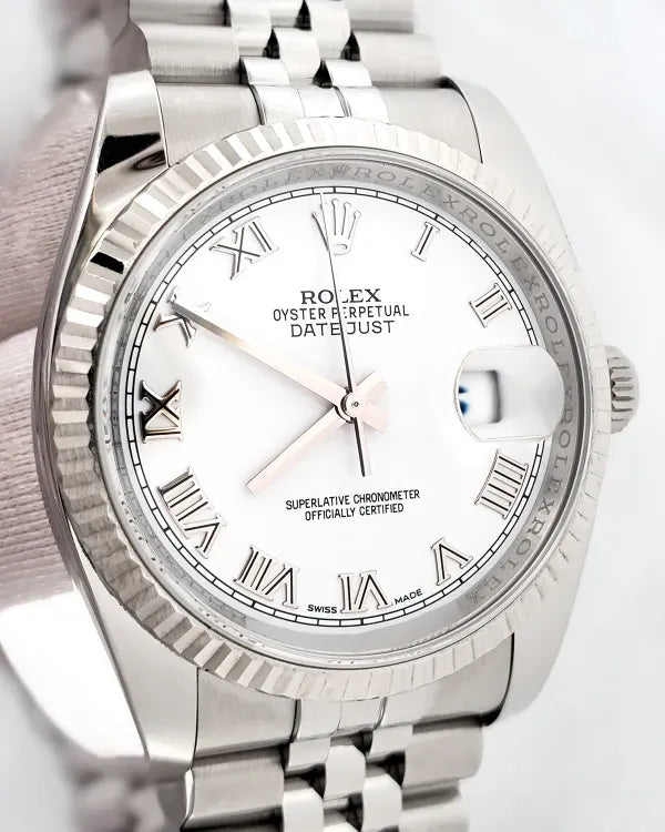 2014 Rolex Datejust 36MM White Dial Jubilee Bracelet (116234)