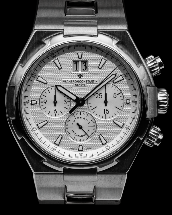 2017 Vacheron Constantin Overseas Chronograph 42MM White Dial Steel Bracelet (49150/B01A-9095)