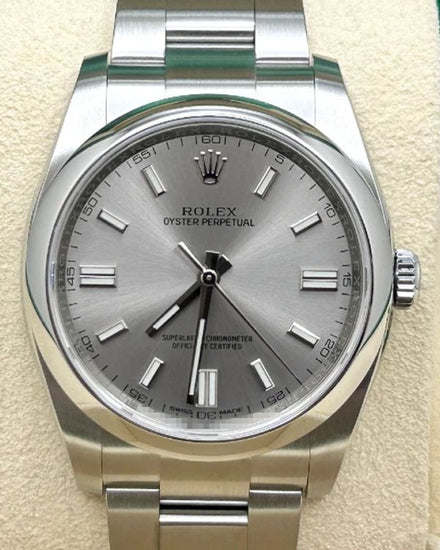 2019 Rolex Oyster Perpetual "Domino's Pizza" 36MM Silver Dial Oyster Bracelet (116000)