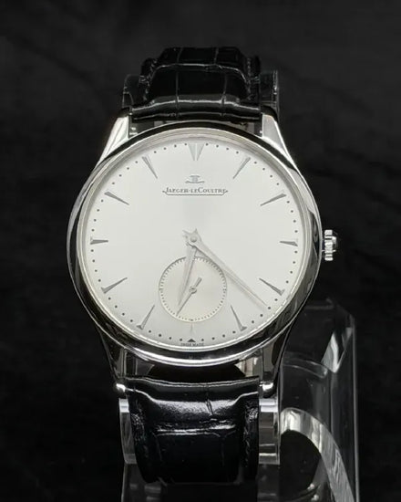 2020 Jaeger-LeCoultre Master Ultra Thin 39MM Silver Dial Leather Strap (Q1218420)