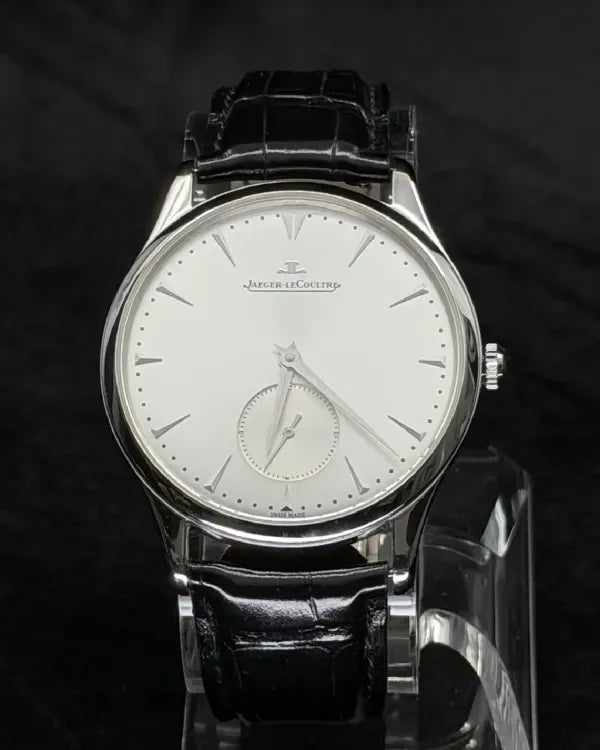 2020 Jaeger-LeCoultre Master Ultra Thin 39MM Silver Dial Leather Strap (Q1218420)