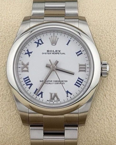 2020 Rolex Oyster Perpetual 31MM White Dial Oyster Bracelet (177200)