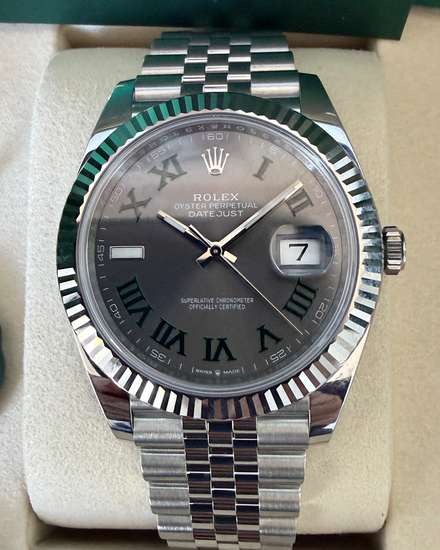 2026 Rolex Datejust "Wimbledon" 41MM Slate Dial Jubilee Bracelet (126334)