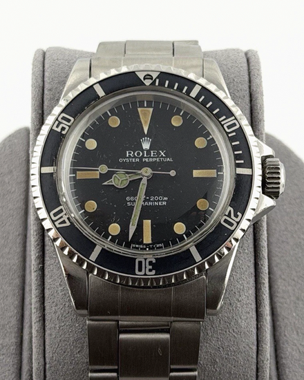 Rolex Submariner No-Date 40MM Black Dial Oyster Bracelet (5513)