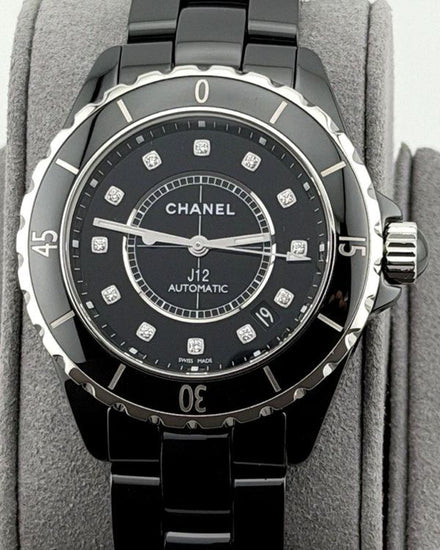 Chanel J12 38MM Black Dial Ceramic Bracelet (H5702)