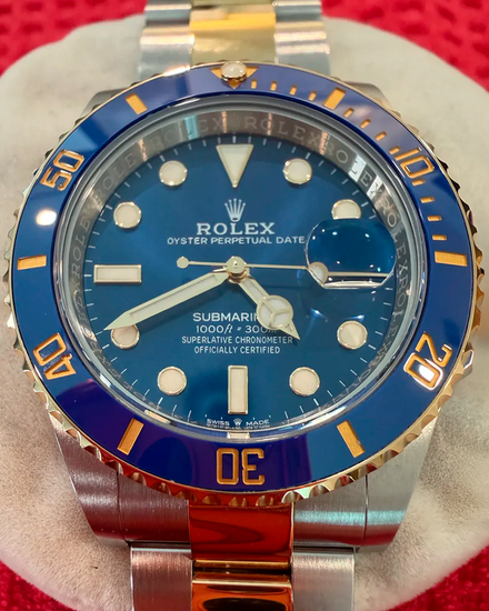 2025 Rolex Submariner Date "Bluesy" 41MM Blue Dial Two-Tone Oyster Bracelet (126613LB)