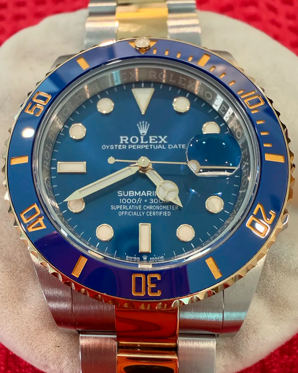 2025 Rolex Submariner Date "Bluesy" 41MM Blue Dial Two-Tone Oyster Bracelet (126613LB)