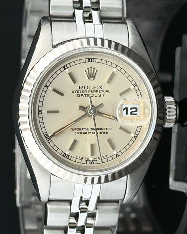 1991 Rolex Lady-Datejust 26MM Silver Dial Jubilee Bracelet (69174)