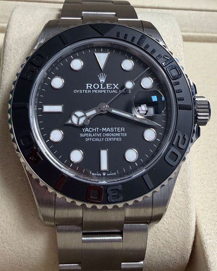 2026 Rolex Yacht-Master 42MM Black Dial Titanium Oyster Bracelet (226627)
