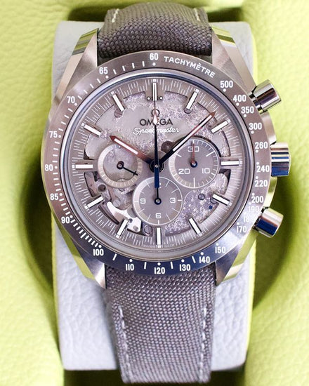 2026 Omega Speedmaster Dark Side of the Moon "Grey Side of the Moon" 44.25MM Grey Dial Textile Strap (310.92.44.50.06.001)