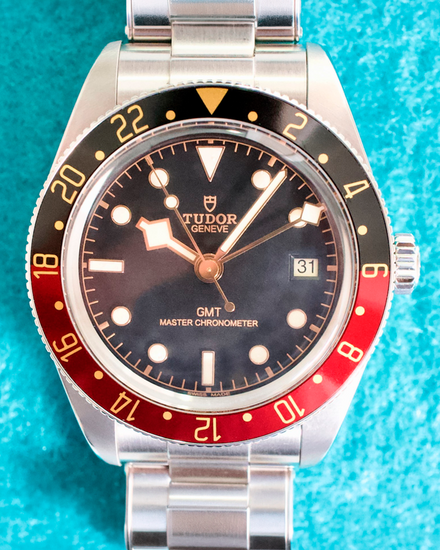 2025 Tudor Black Bay '58 GMT "Coke" 39MM Black Dial Steel Bracelet (7939G1A0NRU)