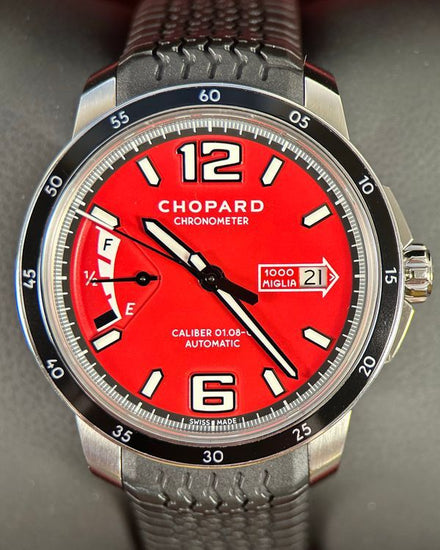 2017 Chopard Mille Miglia GTS Power Control L. E. 43MM Red Dial Rubber Strap (168566-3002)