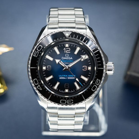 2024 Omega Seamaster Planet Ocean 6000M Ultra Deep 45.5MM Blue Dial Steel Bracelet (215.30.46.21.03.001)