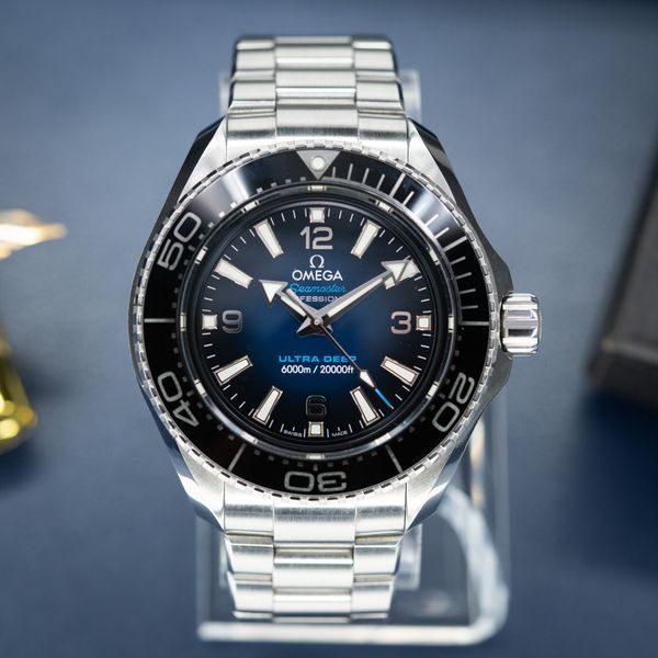 2024 Omega Seamaster Planet Ocean 6000M Ultra Deep 45.5MM Blue Dial Steel Bracelet (215.30.46.21.03.001)