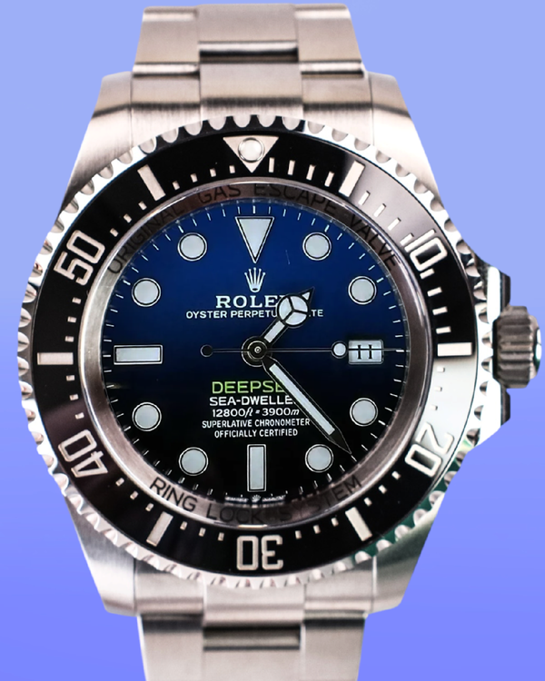 2026 Rolex Sea-Dweller Deepsea "James Cameron" 44MM Blue Dial Oyster Bracelet (136660)
