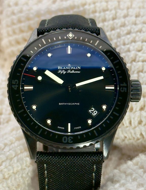 (Working) No Reserve - Blancpain Fifty Fathoms (5000-0130-B52A)