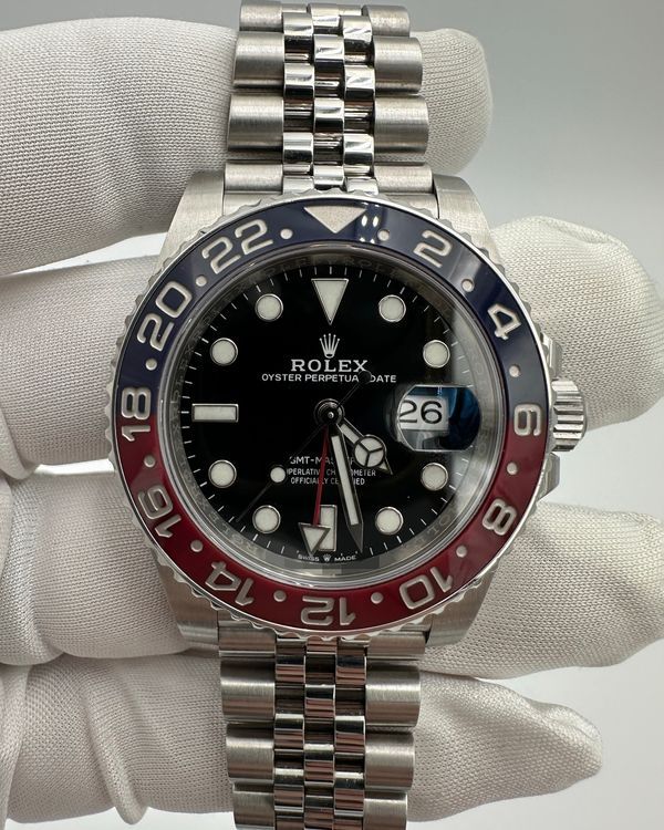 2023 Rolex GMT-Master II "Pepsi" 40MM Black Dial Jubilee Bracelet (126710BLRO)