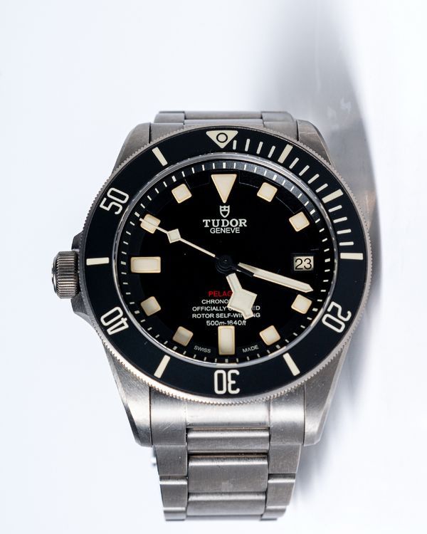 No Reserve - 2021 Tudor Pelagos LHD 42MM Black Dial Titanium Bracelet (25610TNL)