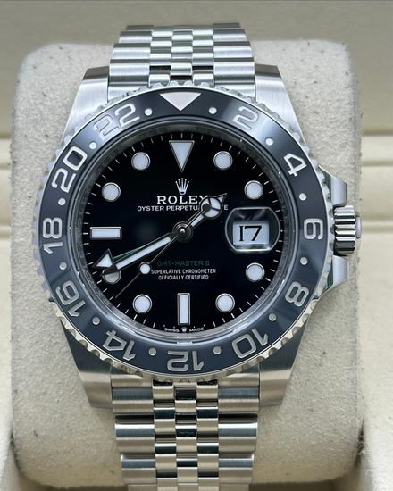 2026 Rolex GMT-Master II "Bruce Wayne" 40MM Black Dial Jubilee Bracelet (126710GRNR)