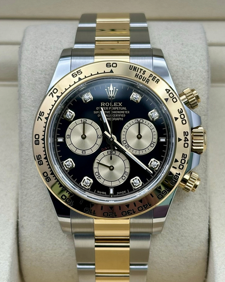 2026 Rolex Cosmograph Daytona 40MM Black Dial Two-Tone Oyster Bracelet (126503)