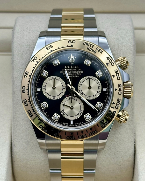 2026 Rolex Cosmograph Daytona 40MM Black Dial Two-Tone Oyster Bracelet (126503)