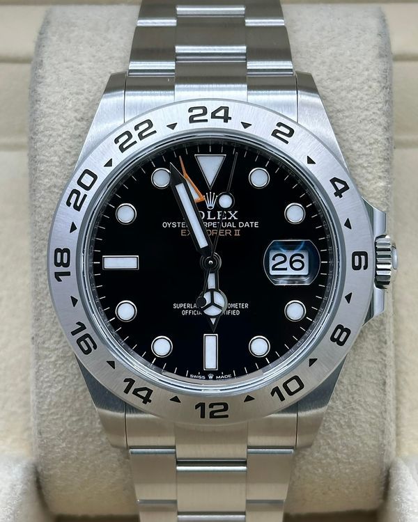 2026 Rolex Explorer II 42MM Black Dial Oyster Bracelet (226570)