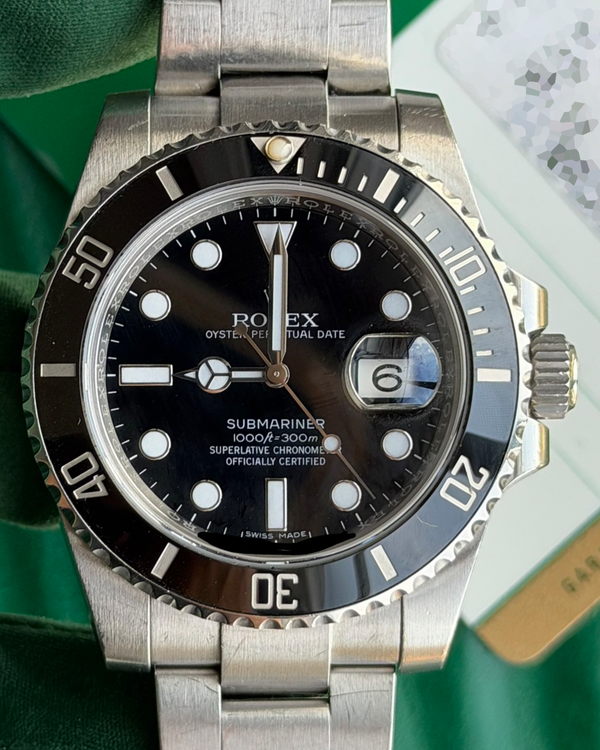 2016 Rolex Submariner Date 40MM Black Dial Oyster Bracelet (116610LN)