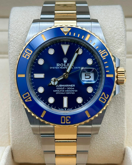 Rolex Submariner Date "Bluesy" 41MM Blue Dial Two-Tone Oyster Bracelet (126613LB)