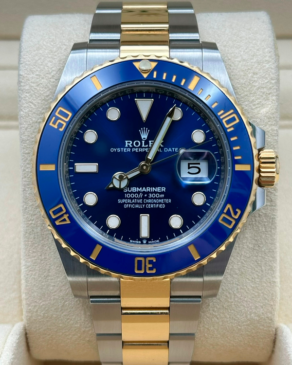 Rolex Submariner Date "Bluesy" 41MM Blue DIal Two-Tone Oyster Bracelet (126613LB)