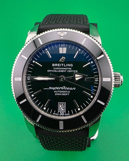 2024 Breitling Superocean Heritage B20 Automatic 42MM Green Dial Rubber Strap (AB2010121L1S1)