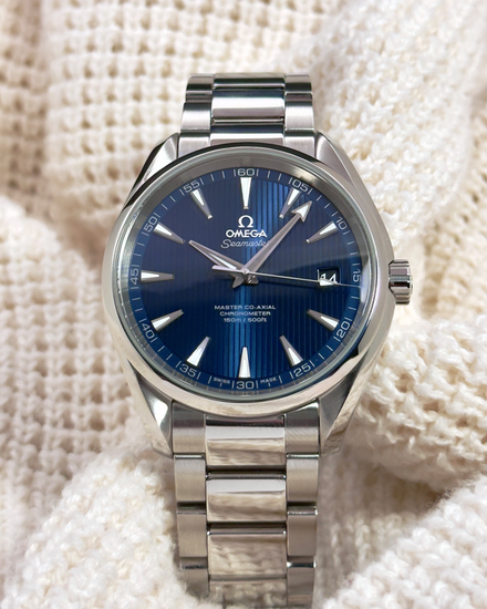 2024 Omega Seamaster Aqua Terra 150MM 41.5MM Blue Dial Steel Bracelet (231.10.42.21.03.003)