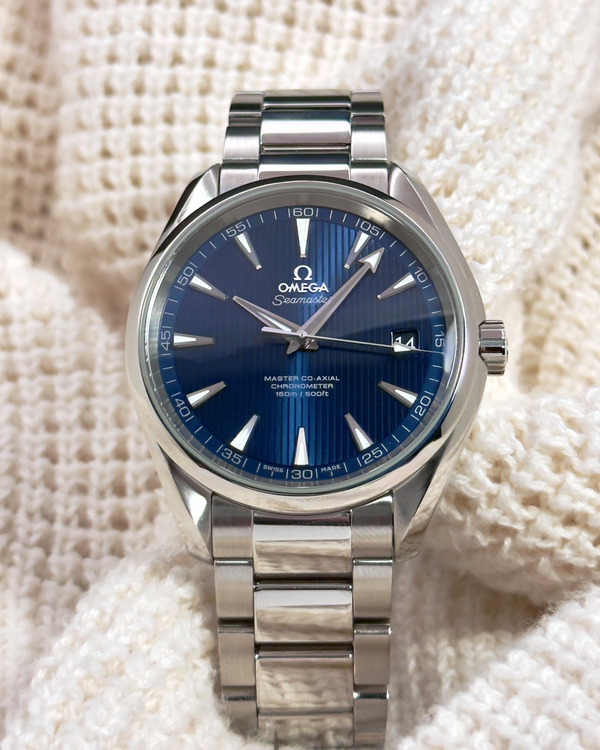 2024 Omega Seamaster Aqua Terra 150MM 41.5MM Blue Dial Steel Bracelet (231.10.42.21.03.003)