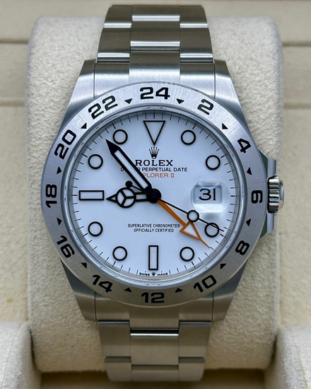 2025 Rolex Explorer II "Polar" 42MM White Dial Oyster Bracelet (226570)