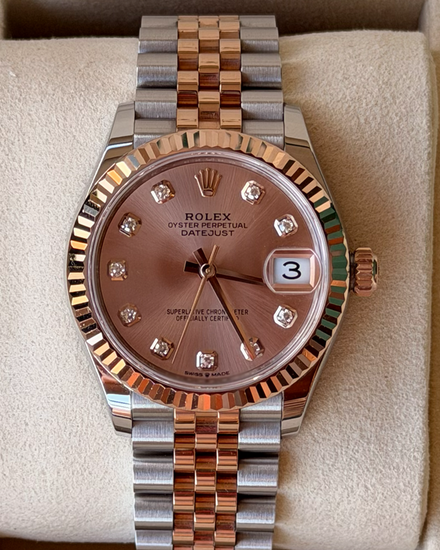 2025 Rolex Datejust 31MM Sundust Dial Two-Tone Jubilee Bracelet (278271)