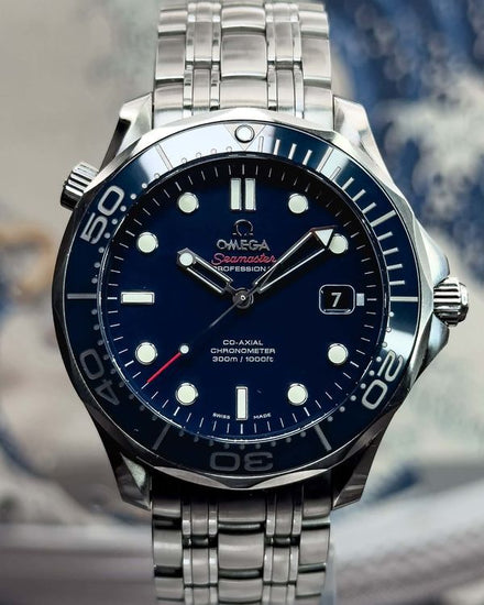 Omega Seamaster Diver 300M 41MM Blue Dial Steel Bracelet (212.30.41.20.03.001)