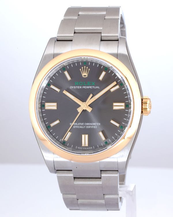No Reserve - 2026 Rolex Oyster Perpetual "100 Years" 36MM Slate Dial Steel Bracelet (126003)